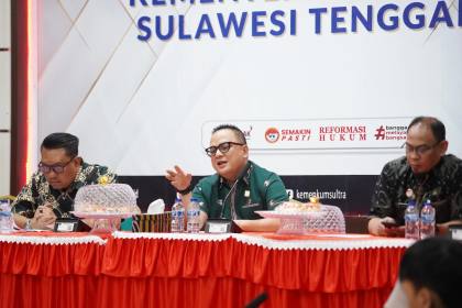 Kemenkum Sultra Gelar Diskusi Pelaksanaan Rencana Aksi dan Target Prioritas B09 | LPP RRI
