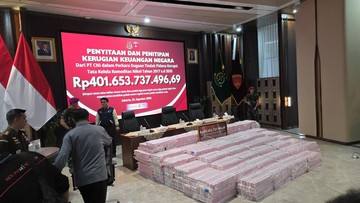 Penampakan Uang Rp 401 Miliar Hasil Sitaan Korupsi Tata Kelola Nikel PT CNI