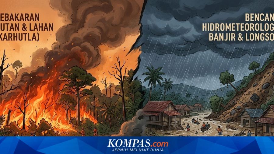Karhutla Belum Sepenuhnya Padam, Bencana Hidrometeorologi Sudah Mengintai