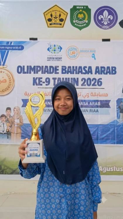 Siswi MTsN 1 Kendari Raih Juara 3 Olimpiade Bahasa Arab Sultra | LPP RRI