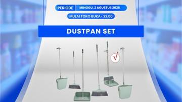 Dustpan Set Harga Miring di Transmart Full Day Sale