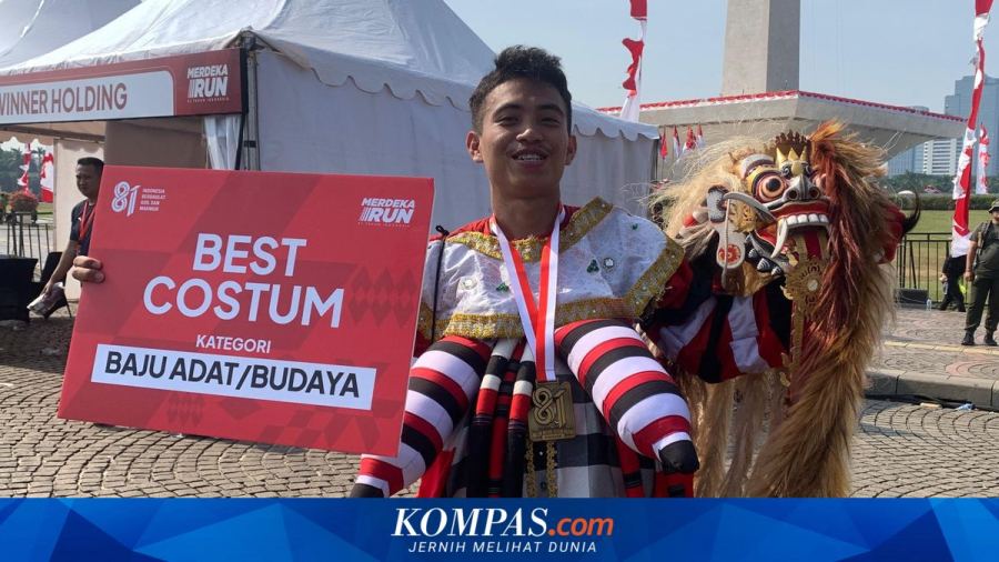 Antusias Warga di Mereka Run, Lari Pakai Kostum "Leak" Bali hingga Spider-Man