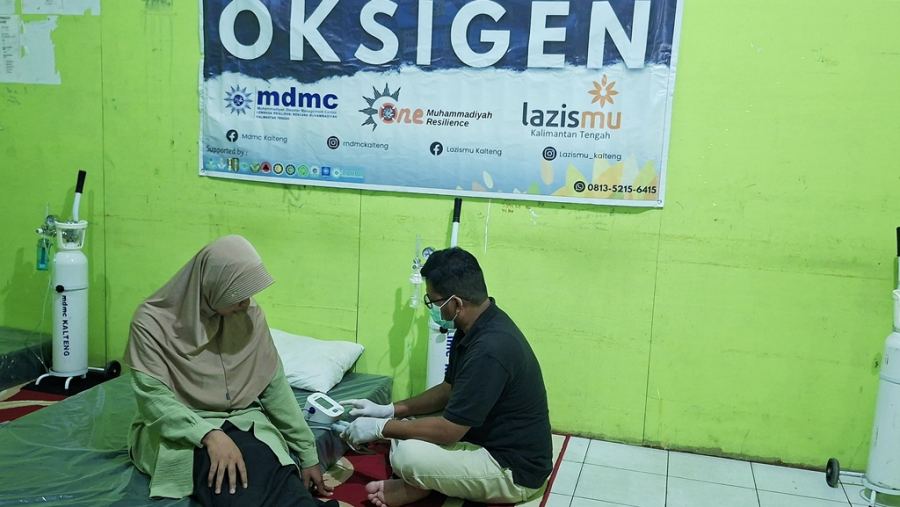 Kalteng Merah Menyala, 53 Orang Terpapar Asap Dilarikan ke Rumah Oksigen Muhammadiyah