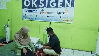 Kalteng Merah Menyala, 53 Orang Terpapar Asap Dilarikan ke Rumah Oksigen Muhammadiyah