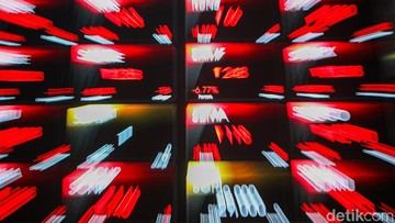 IHSG Turun Dalam hingga 2,5% Siang Ini