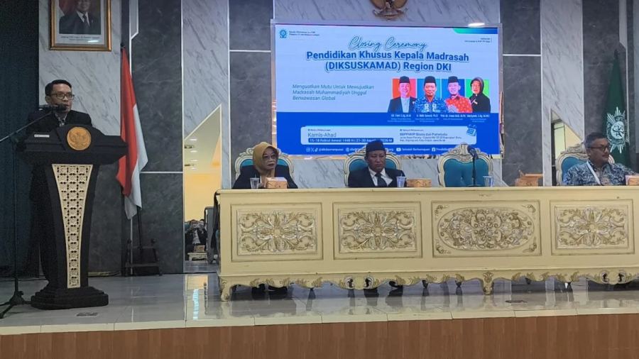 Tutup Diksuskamad, Kepala Madrasah Muhammadiyah Ditantang Tingkatkan Mutu dan Murid Baru
