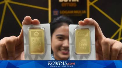 Harga Emas Antam Hari Ini 23 Agustus 2026, Cek Rincian Terbarunya