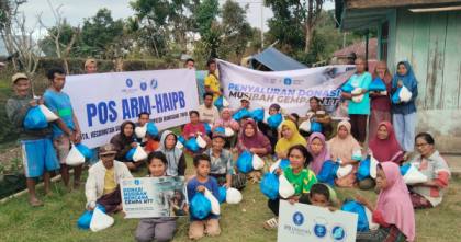 ARM HA-IPB Salurkan Bantuan Tahap 2, Sasar Desa Golo Ngawan, Manggarai Timur