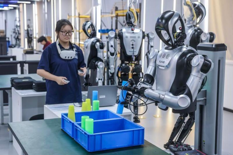 Galeri fasilitas pelatihan robot humanoid terbaru di Cixi, Zhejiang