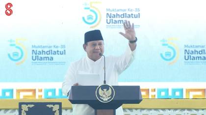 Prabowo Terbang ke Jatim, Hadiri Penutupan Muktamar NU di Jombang