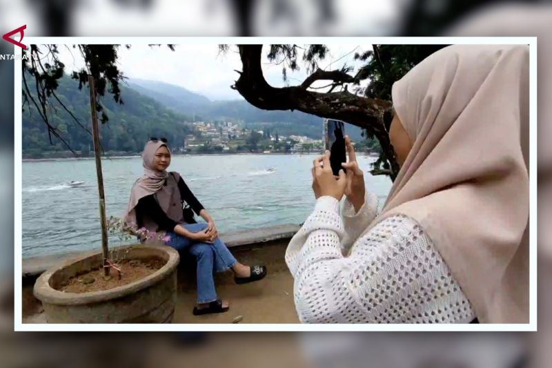 Spot bugenvil viral, kunjungan Telaga Sarangan tembus 9.000 per hari
