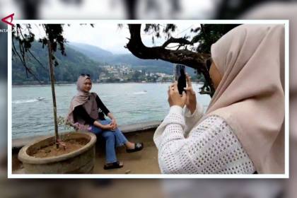 Spot bugenvil viral, kunjungan Telaga Sarangan tembus 9.000 per hari