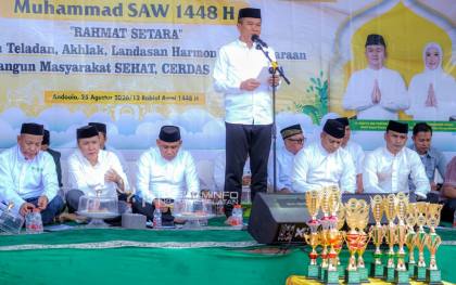 Maulid Nabi, Bupati Konawe Selatan Tekankan 4 Sifat Rasulullah sebagai Fondasi Membangun Daerah