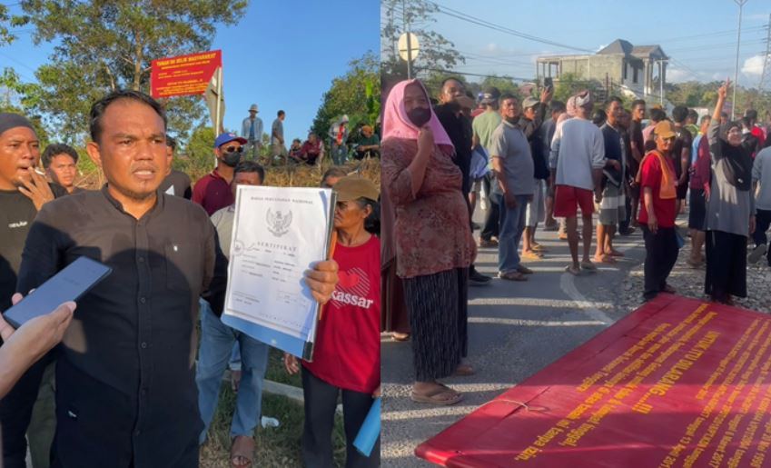 Brimob Polda Sultra vs Warga Memanas! Sengketa Lahan 120 Hektare di Konsel Berujung Aksi Perlawanan