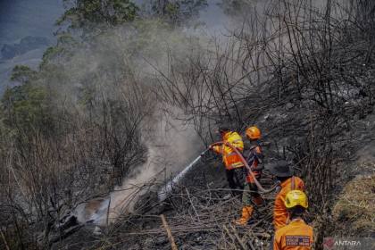 TNBTS sebut titik asap di Bromo berhasil dilokalisasi petugas gabungan