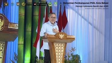 Zulhas Ungkap Regulasi Ruwet Sebelum PSEL Bekasi Direalisasikan