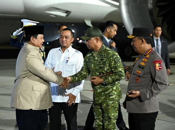 Presiden Prabowo Tiba di Tanah Air usai Kunjungi Vladivostok Rusia