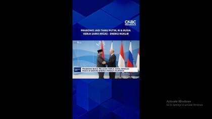 Video: Prabowo Temui Putin, RI dan Rusia Kerja Sama Migas -Energi Nuklir