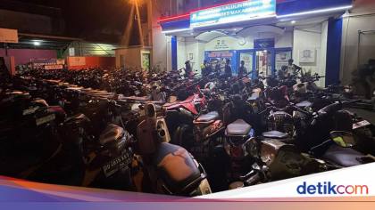 88 Motor-Mobil Terjaring Razia Balap Liar di Makassar, 3 Remaja Diamankan
