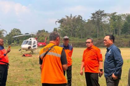 BPBD fokus water bombing padamkan titik api baru di Gunung Arjuno