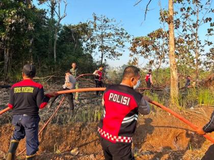 Kebakaran Lahan Konawe Berhasil Dipadamkan Petugas Gabungan | LPP RRI