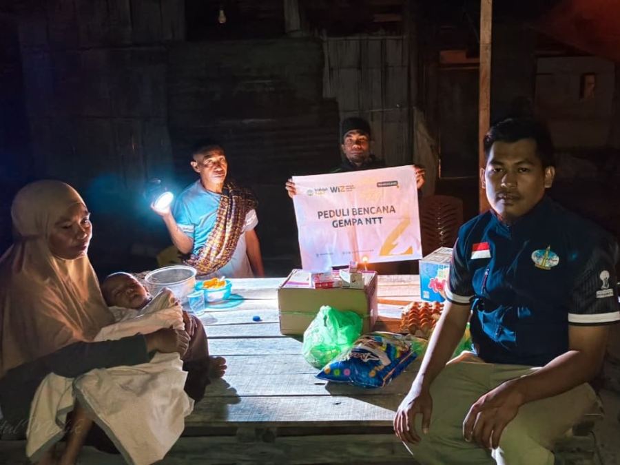 Penyaluran Bantuan WIZ Rekap 269 Penerima Manfaat Di Desa Marapokot