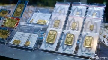 Harga Emas Hari Ini Naik Rp 18.000/Gram