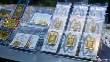 Harga Emas Hari Ini Naik Rp 18.000/Gram
