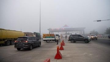 Kabut Asap Pekat, Tol Palembang-Prabumulih Ditutup Sementara