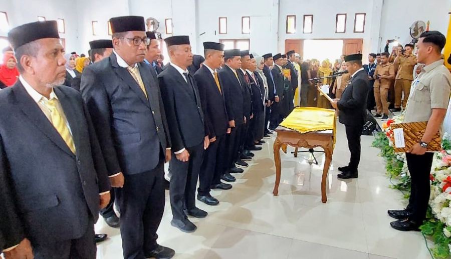 Bupati La Ode Darwin Rombak Kabinet, Tekankan Pejabat Wujudkan Visi Muna Barat Liwu Mokesa