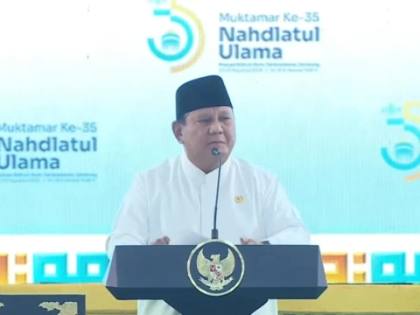Presiden Prabowo Klaim Tak Atur Jalannya Muktamar Ke-35 NU