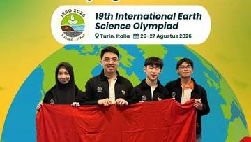 Keren! Siswa RI Borong 12 Medali Olimpiade Internasional Ilmu Bumi di Italia