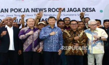 Pengukuhan Kelompok Kerja Newsroom Jaga Desa untuk 5 Provinsi Diapresiasi