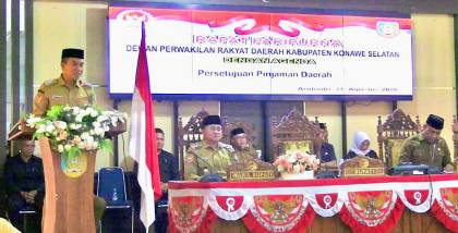 DPRD Konawe Selatan Kasih Restu Bupati Irham Pinjam Duit Rp200 Miliar di Bank Sultra