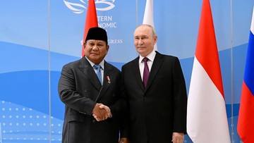 Saat Prabowo dan Putin Saling Berbalas Pujian