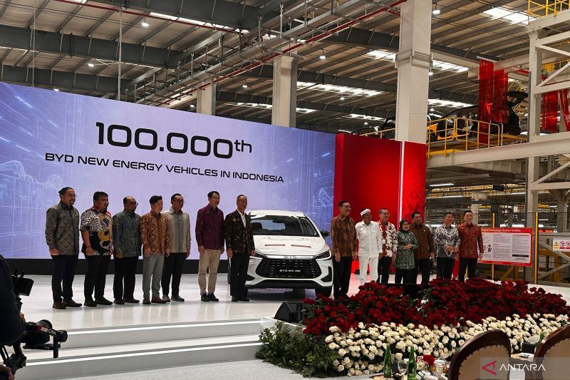Usai resmikan pabrik Subang, BYD siapkan perakitan baterai di RI