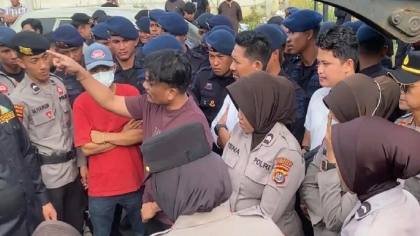 Diumpat saat Negosiasi Eksekusi Lahan, Kasat Reskrim Polresta Kendari Jawab Warga: Saya Manusia, Bu