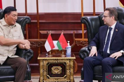 Menhan bahas penguatan kerja sama pertahanan dengan Belarus