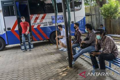 SIM Keliling tersedia di dua lokasi Jakarta pada Minggu