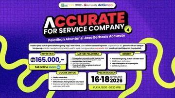 Kelas Accurate Khusus Usaha Jasa, Ini Bedanya dari Pelatihan Akuntansi Lain!