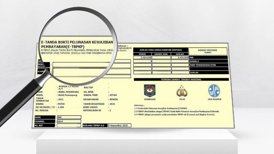 Apa itu TBPKP yang Dikirim ke Rumah Usai Perpanjang STNK Online?