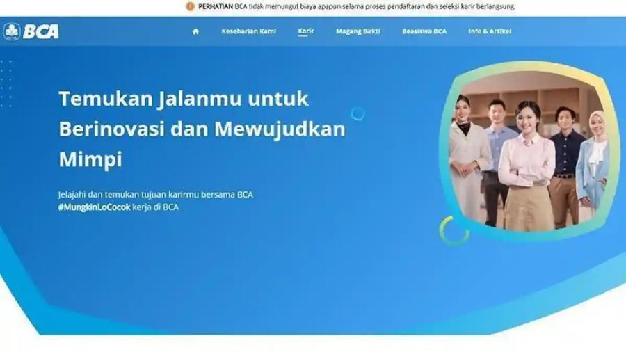 Bank BCA Buka Lowongan Kerja Banyak Posisi Agustus 2026, Minat? Daftar di Sini!