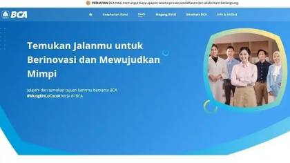 Bank BCA Buka Lowongan Kerja Banyak Posisi Agustus 2026, Minat? Daftar di Sini!