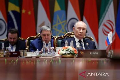 Putin sebut perdagangan antaranggota BRICS tembus 1,2 triliun dolar AS