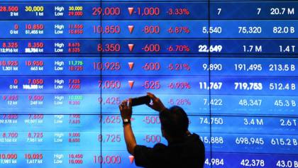 IHSG Merosot 1,33 Persen ke 6.589 Kamis Sore