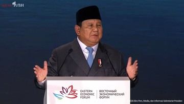 Di Rusia, Prabowo Sebut Perdagangan Jadi 'Senjata' Negara Adidaya
