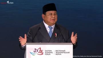 Di Rusia, Prabowo Sebut Perdagangan Jadi 'Senjata' Negara Adidaya