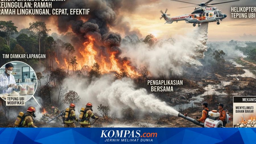 BRIN Kaji Potensi "Ubi Bombing" untuk Penanganan Karhutla