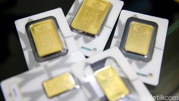 Harga Emas Hari Ini Naik Rp 10.000/Gram