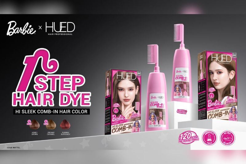HUEd Hair Professional × Barbie™ Hadirkan Koleksi Warna Rambut Edisi Terbatas "HUE in Pink" untuk Gaya Ekspresif